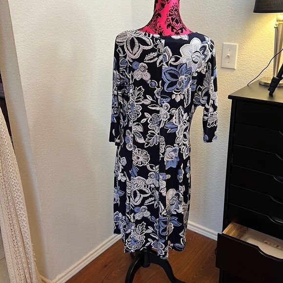 Robbie Bee Floral Printed Dress - Size XL - Picture 2 of 6